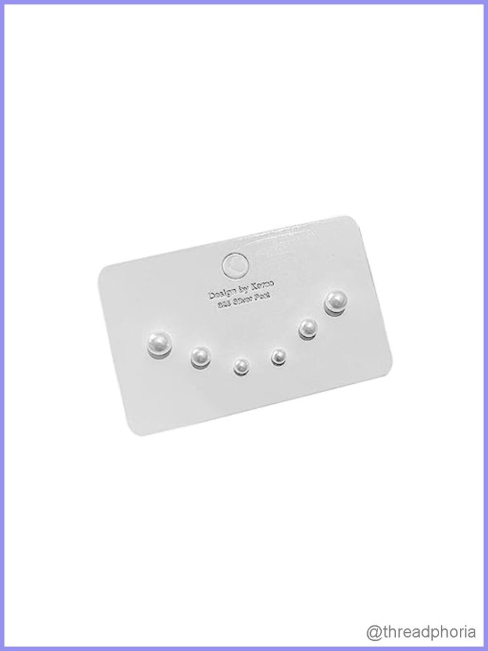 Hypoallergenic Faux Pearl Stud Earrings Set Mixed Sizes for Women